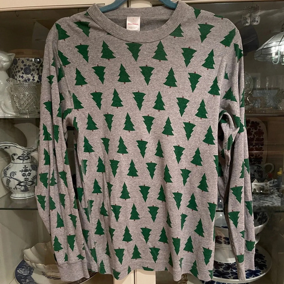 Hanna Andersson Long John Top Christmas Tree print - Picture 2 of 4